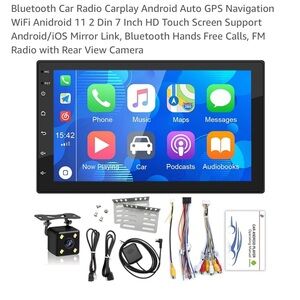 Waterproof and night vision camera with GPS Navigation, FM radio etc